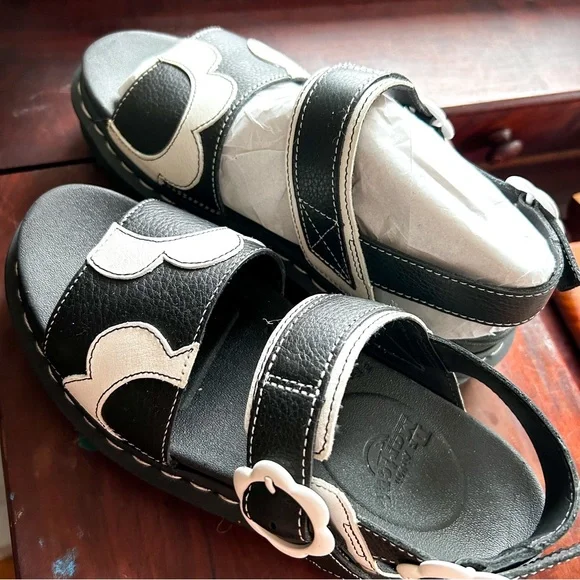 Dr. Martens Voss Mono Floral Sandals Women’s 8 NWOB - Picture 3 of 13